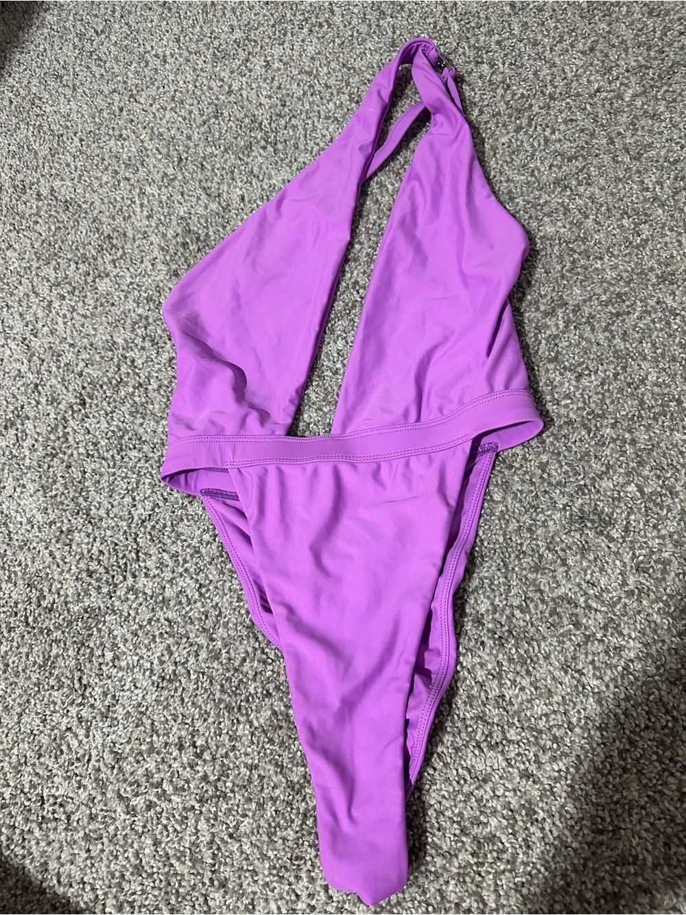Like New! The Michael Costello x REVOLVE Kasie One Piece Electric Purple- Size S